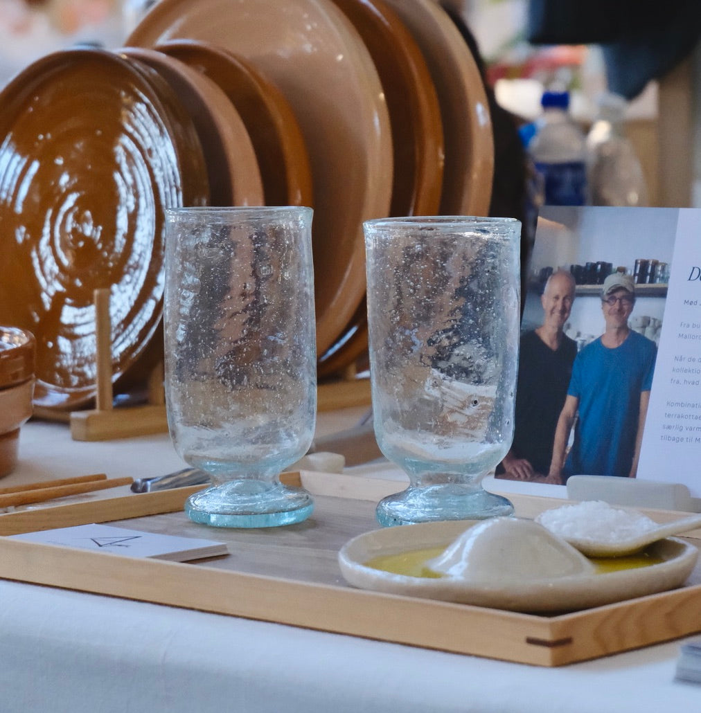 Drikkeglas mundblæst