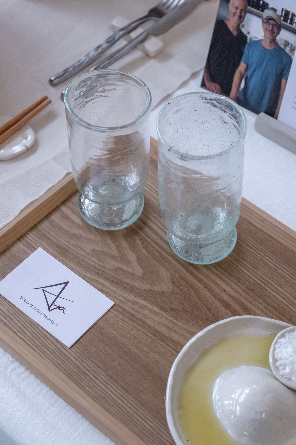 Drikkeglas mundblæst