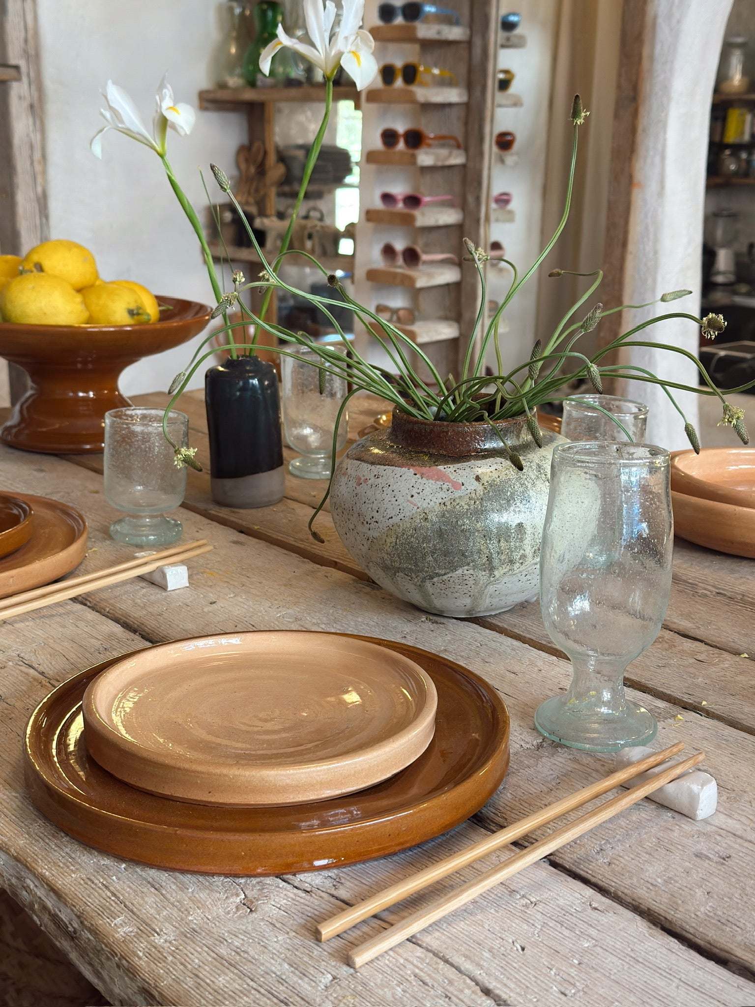 Terrakotta Middagstallerken - Ø28