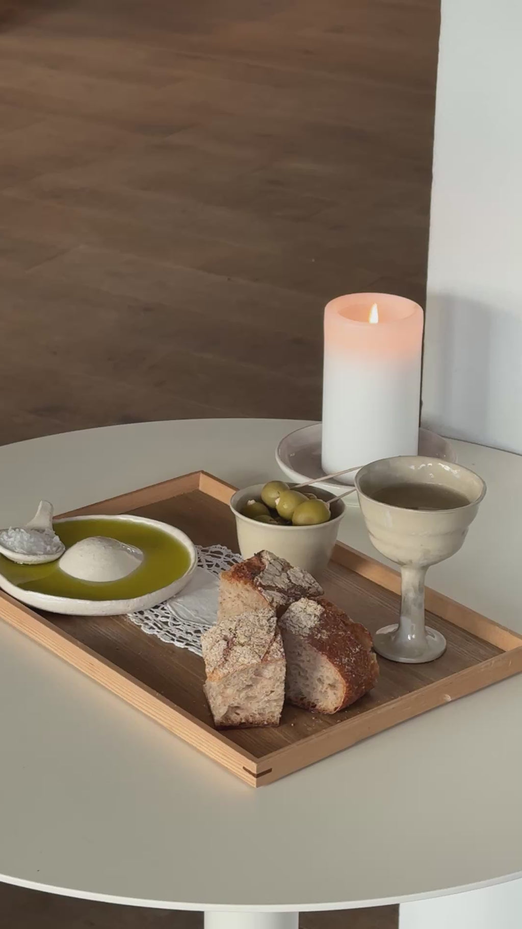 Serveringssæt (olie og salt)